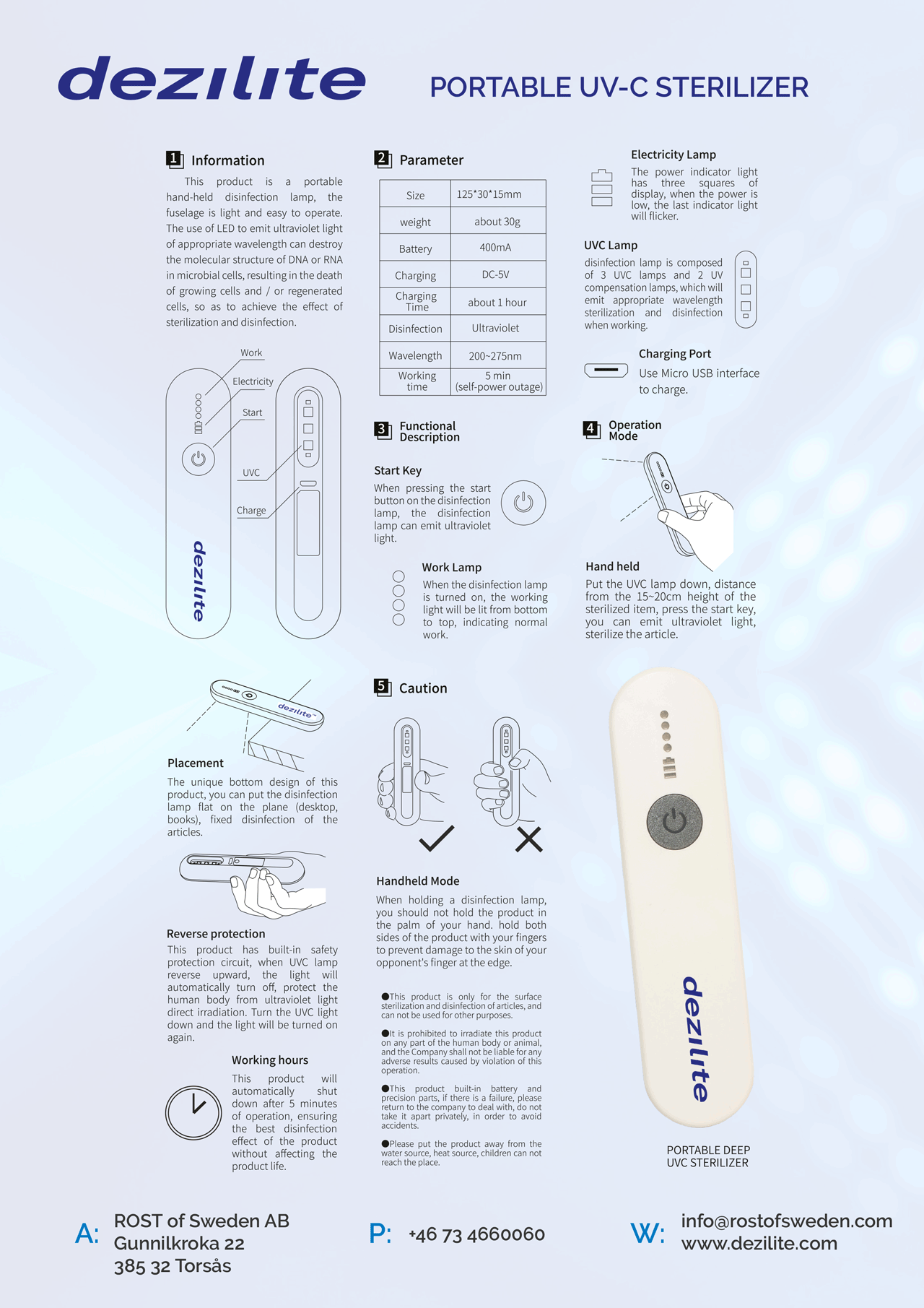 Dezilite manual